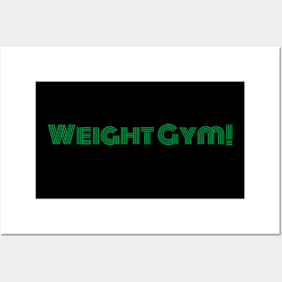 Weight Gym! Solo Logo Posters and Art